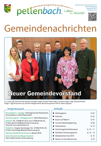 Vorschaubild - Gemeindenachrichten 06/2015